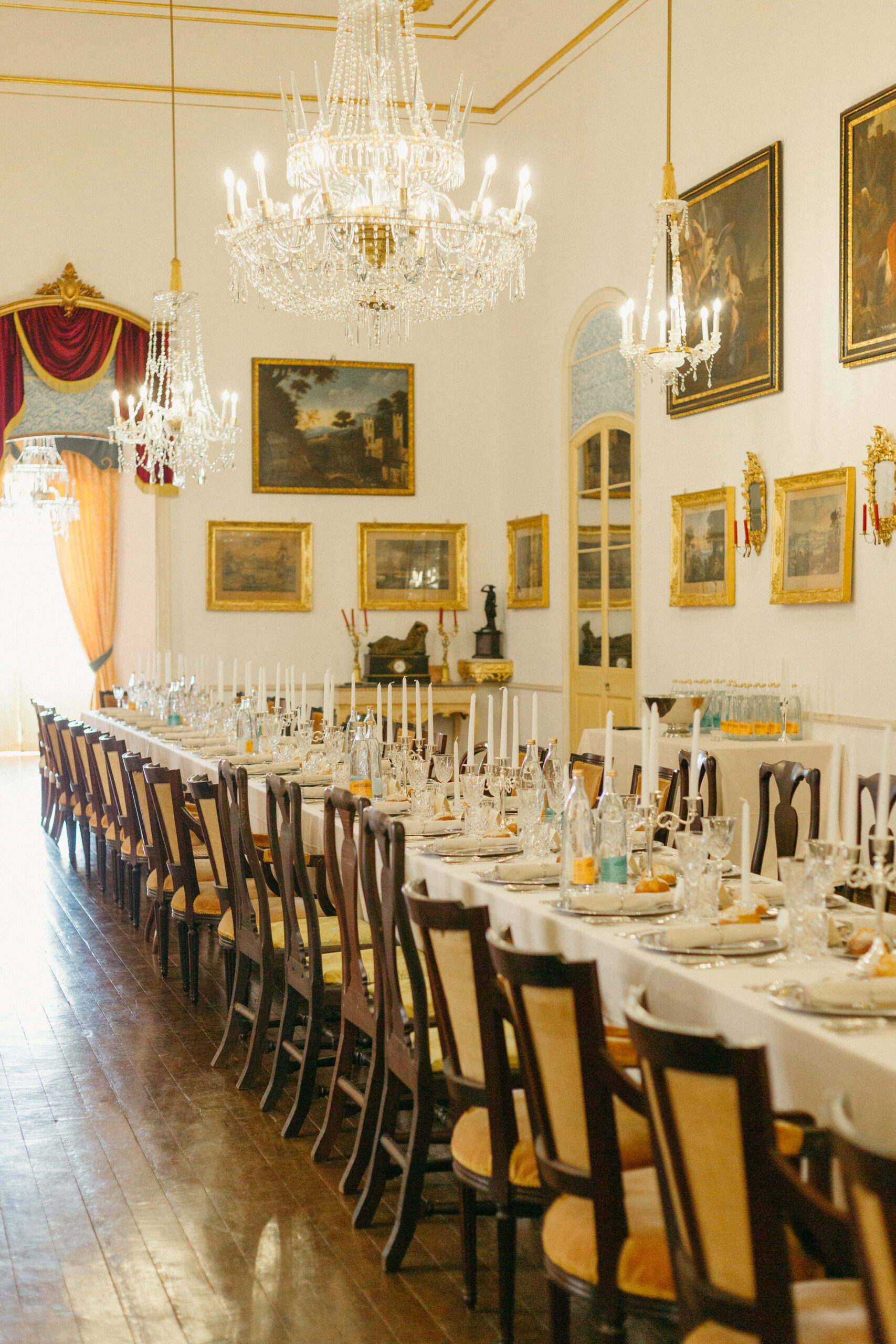 Palacio de Ciutadella, Menorca - Private Event - Long Dining Table