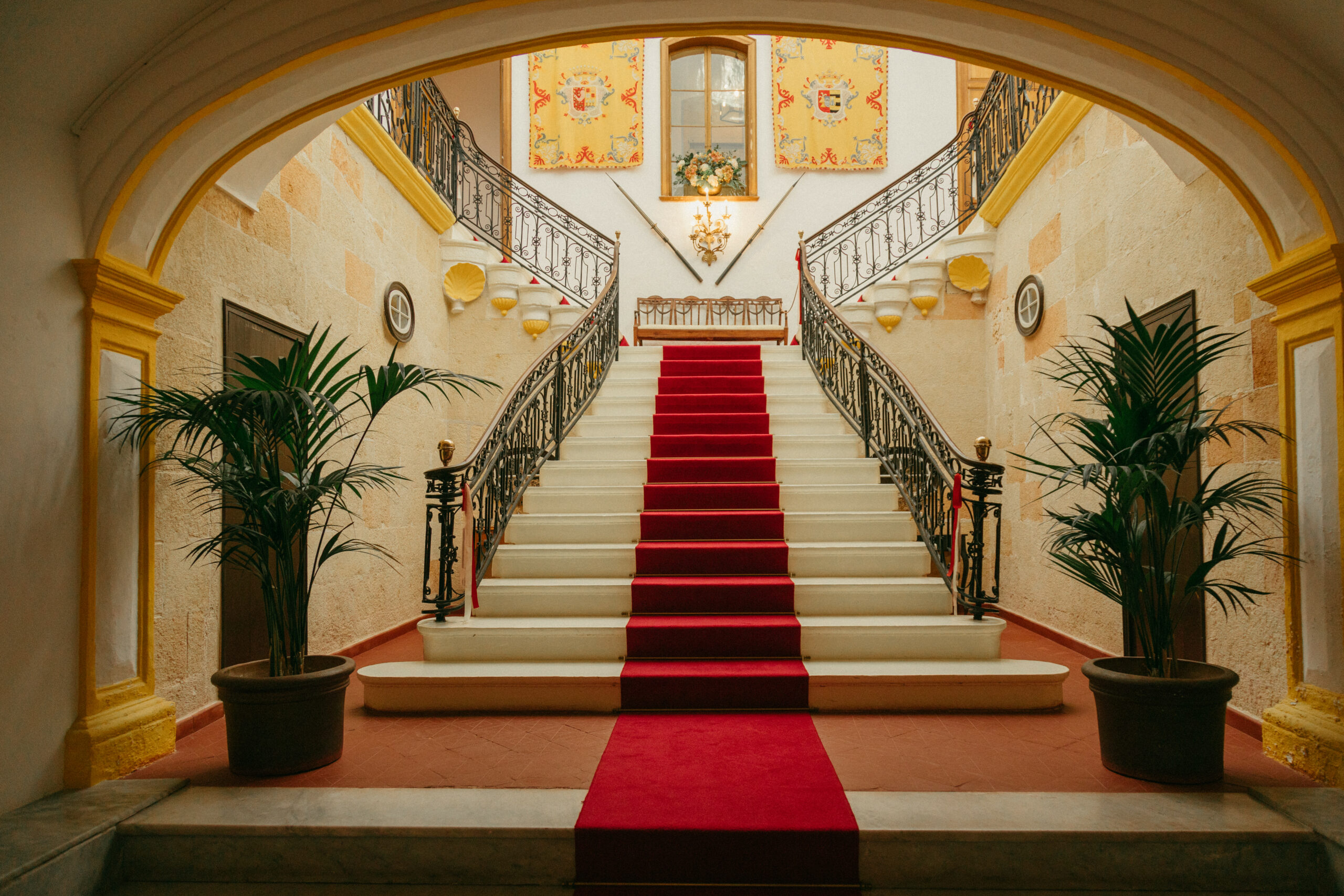 Palacio de Ciutadella, Menorca - Private Event - Main Stairs of the palace