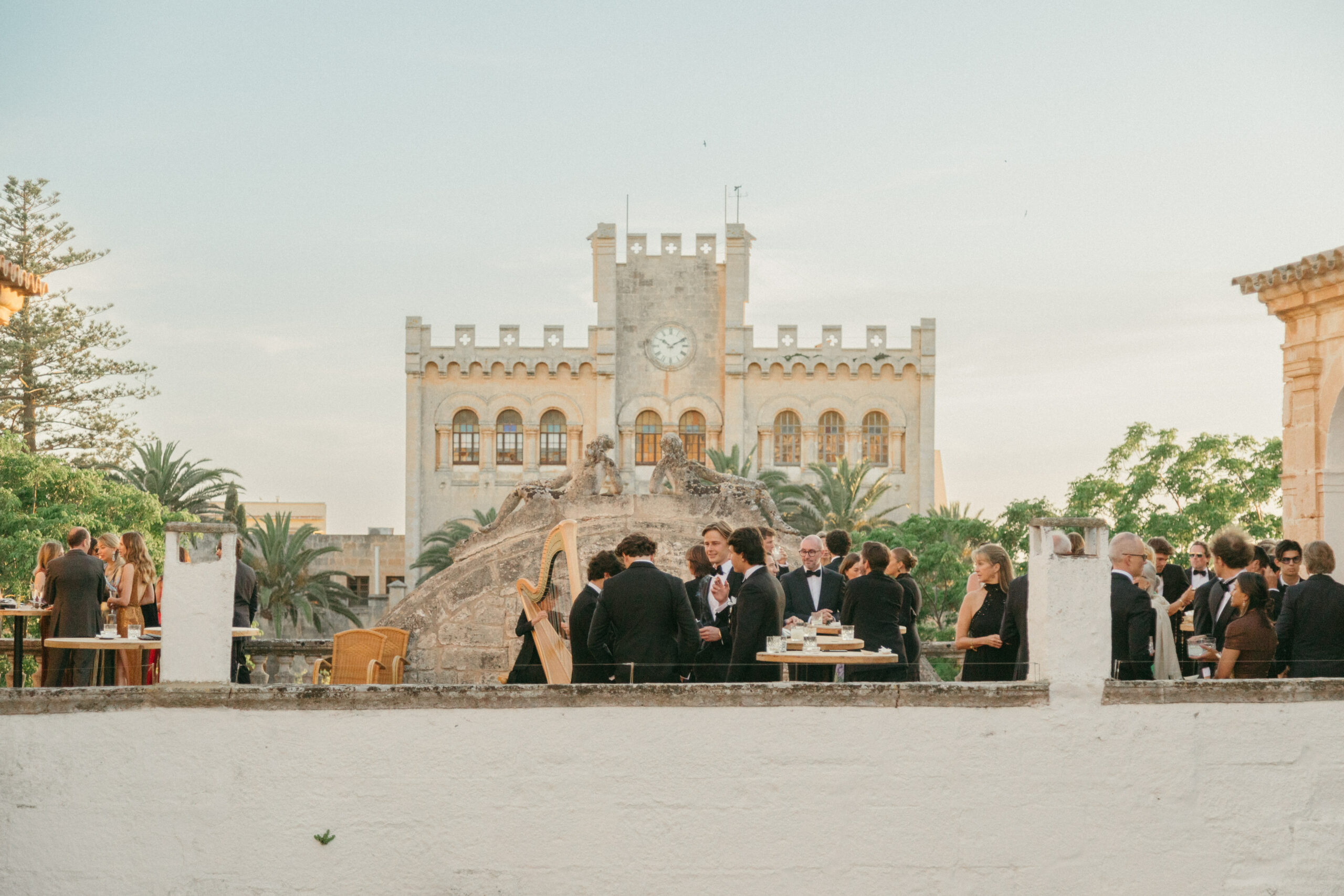 Palacio de Ciutadella, Menorca - Private Event on the balcony, facing the main square